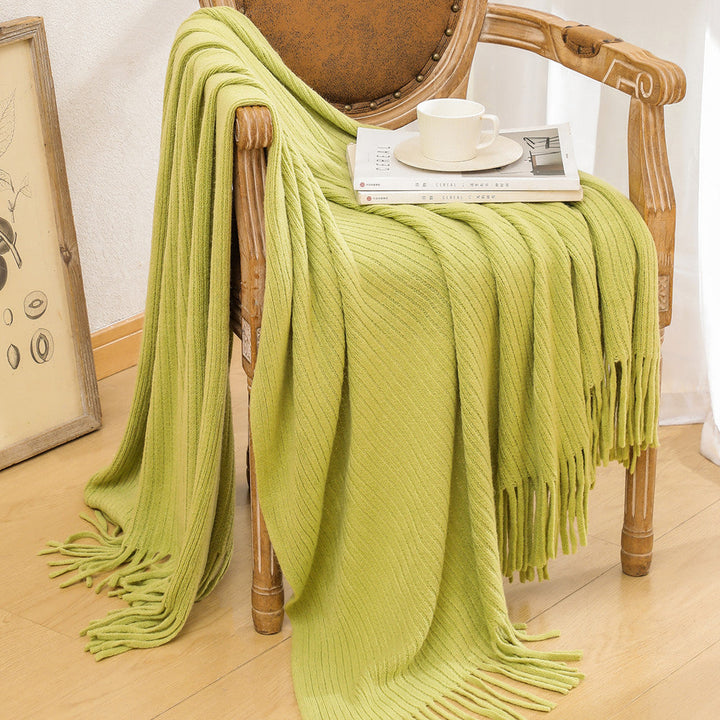 Ladies cozy knit blanket Kalsten