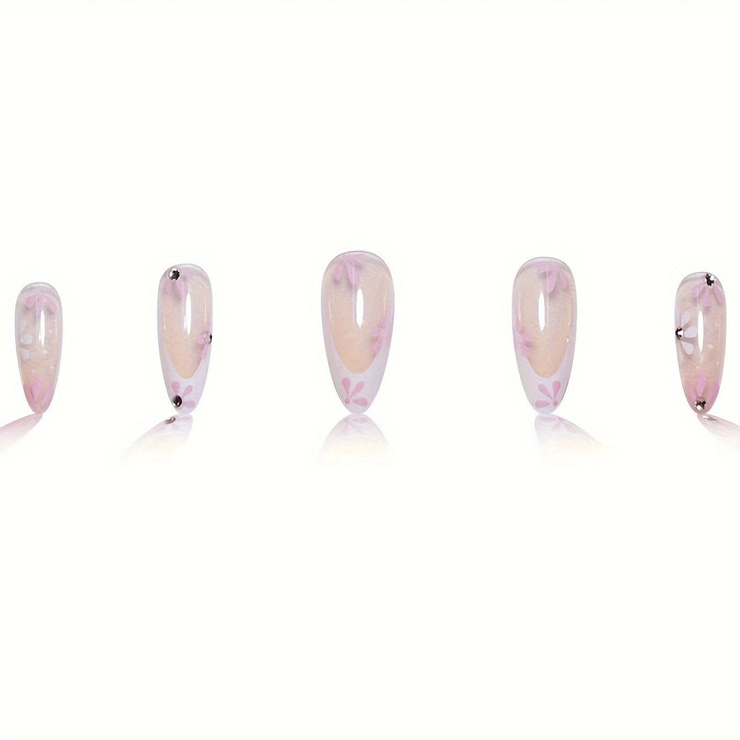 Floral Art Acrylic Nail Set Kalsten