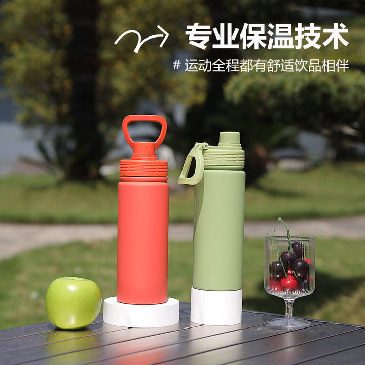 Unisex Practical Insulated Drinking Bottle with Carry Handle Kalsten