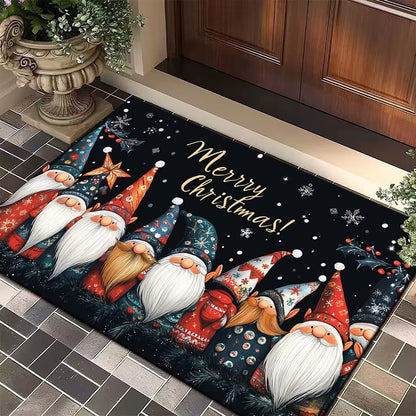 Festive Christmas Welcome Mat Acalora