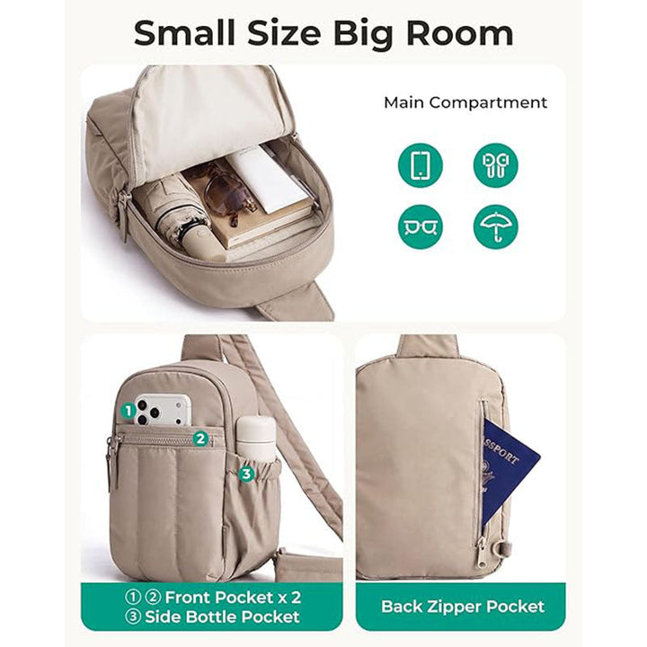 Compact Crossbody Bag with Multiple Compartments Kalsten