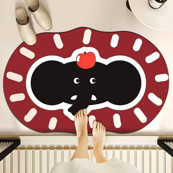 Cute Cartoon Bear Bath Mat Kalsten