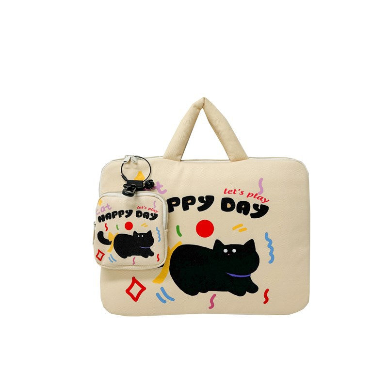 Laptop bag with creative cat pattern Kalsten