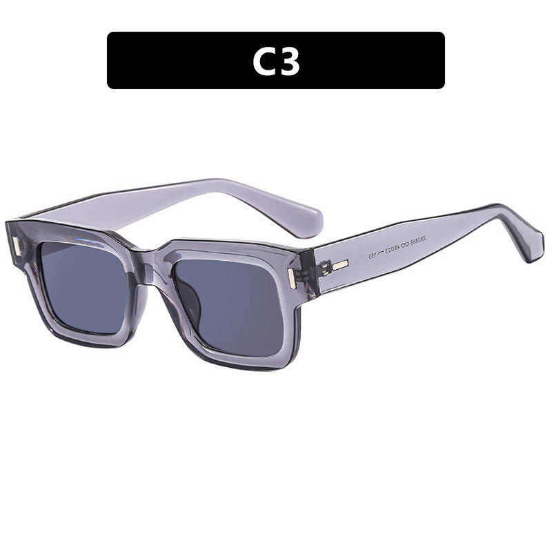 Ladies stylish square sunglasses with eye-catching leopard print Kalsten
