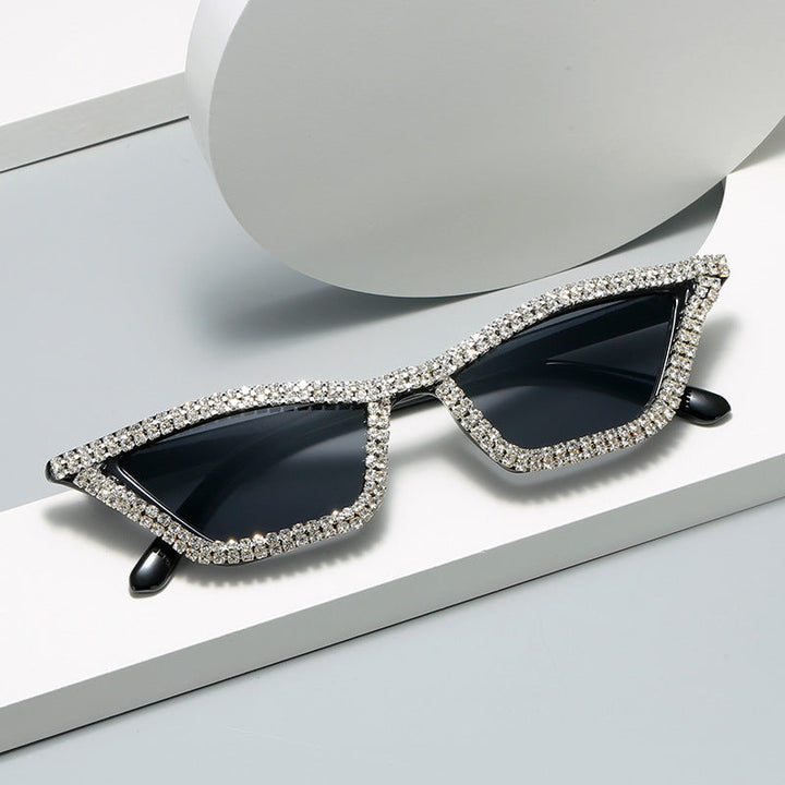 Women extravagant Cat-Eye sunglasses with sparkling crystal frame Kalsten