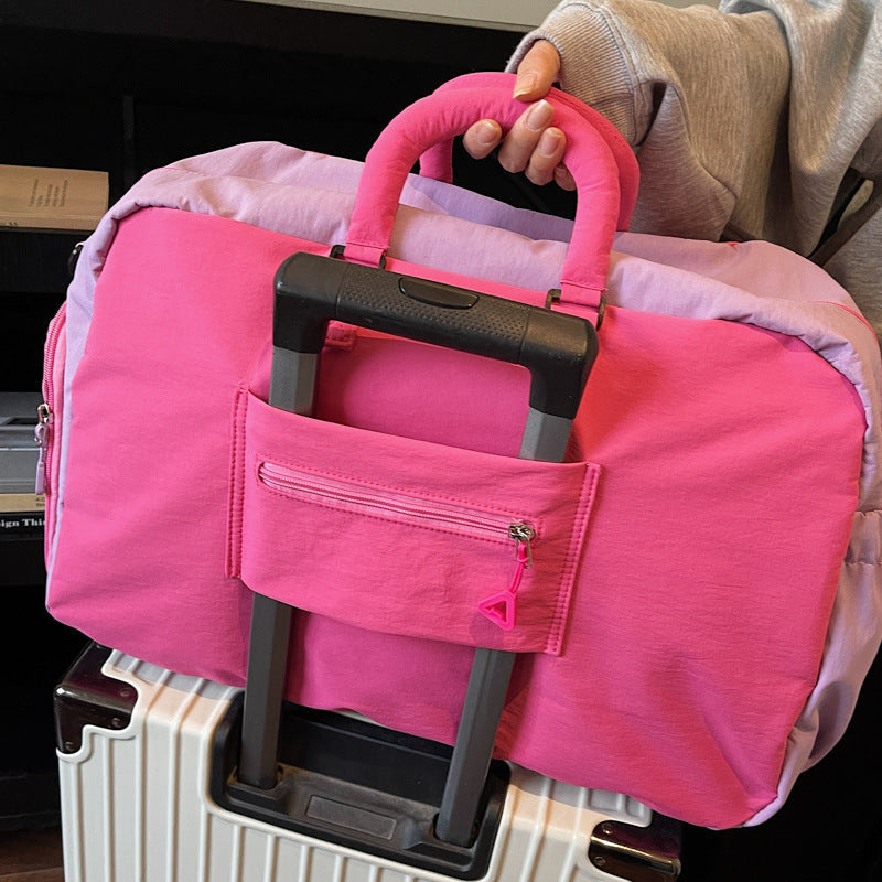 Travel bag with cute plush bear Kalsten