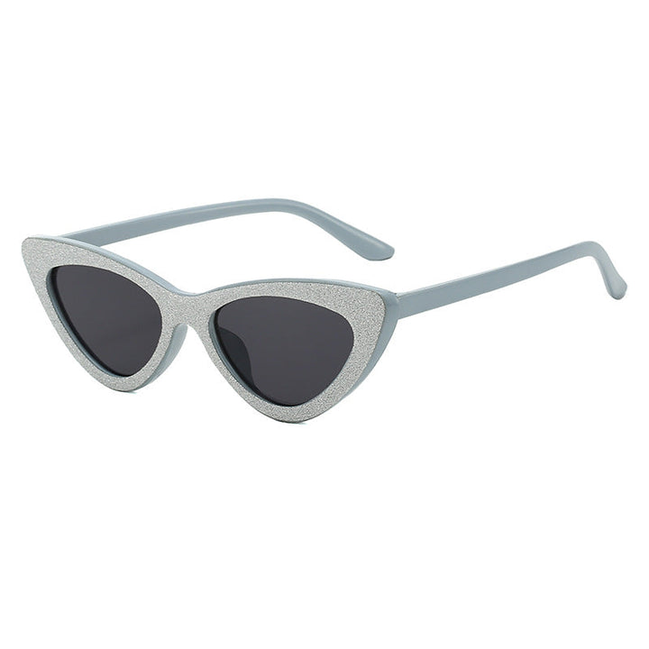 Ladies Cat-Eye Sunglasses with Glamorous Glitter Frame Kalsten