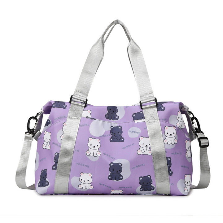 Cute Graphic Design Travel Duffle Bag