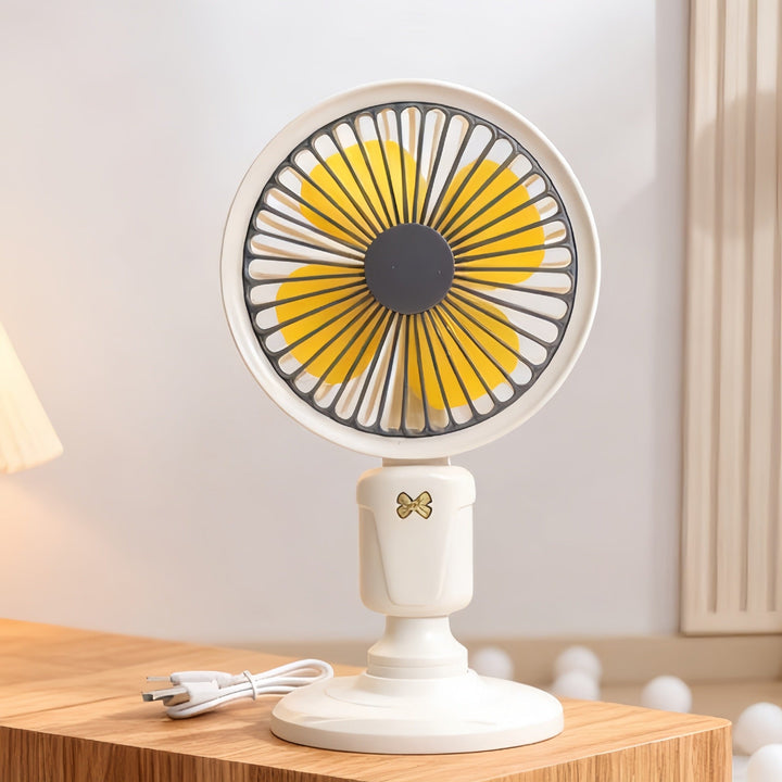 Ladies Portable Table Fan with Adjustable Speed Control Kalsten