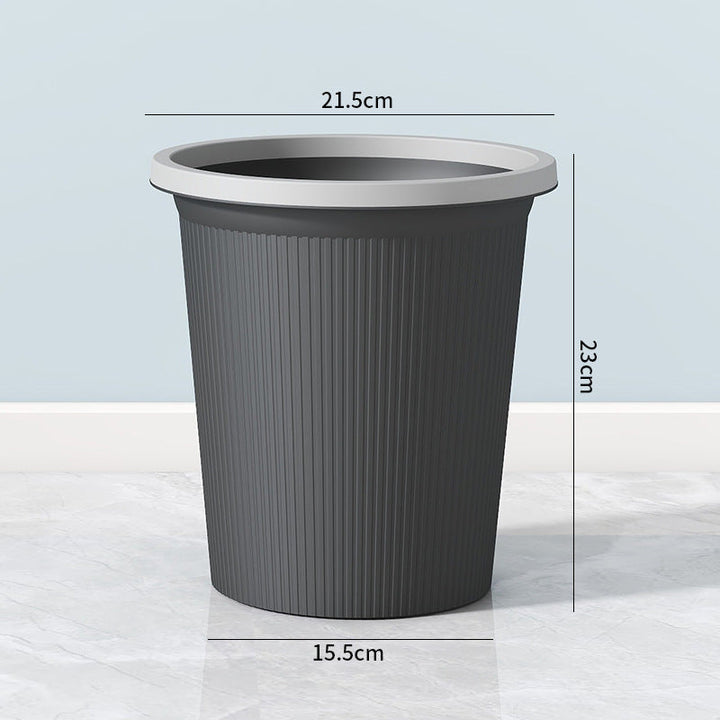 Ladies elegant and practical waste bin with ribbed surface Kalsten