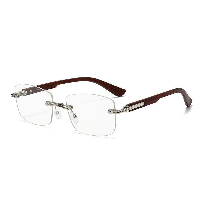 Women's fashionable square sunglasses with elegant wooden accents Kalsten