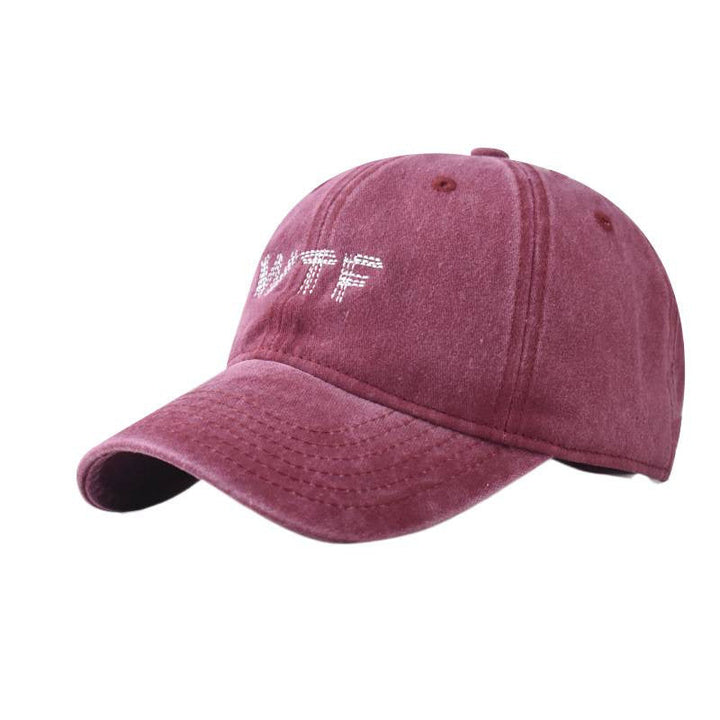 Women's Casual Distressed Denim Baseball Cap Kalsten