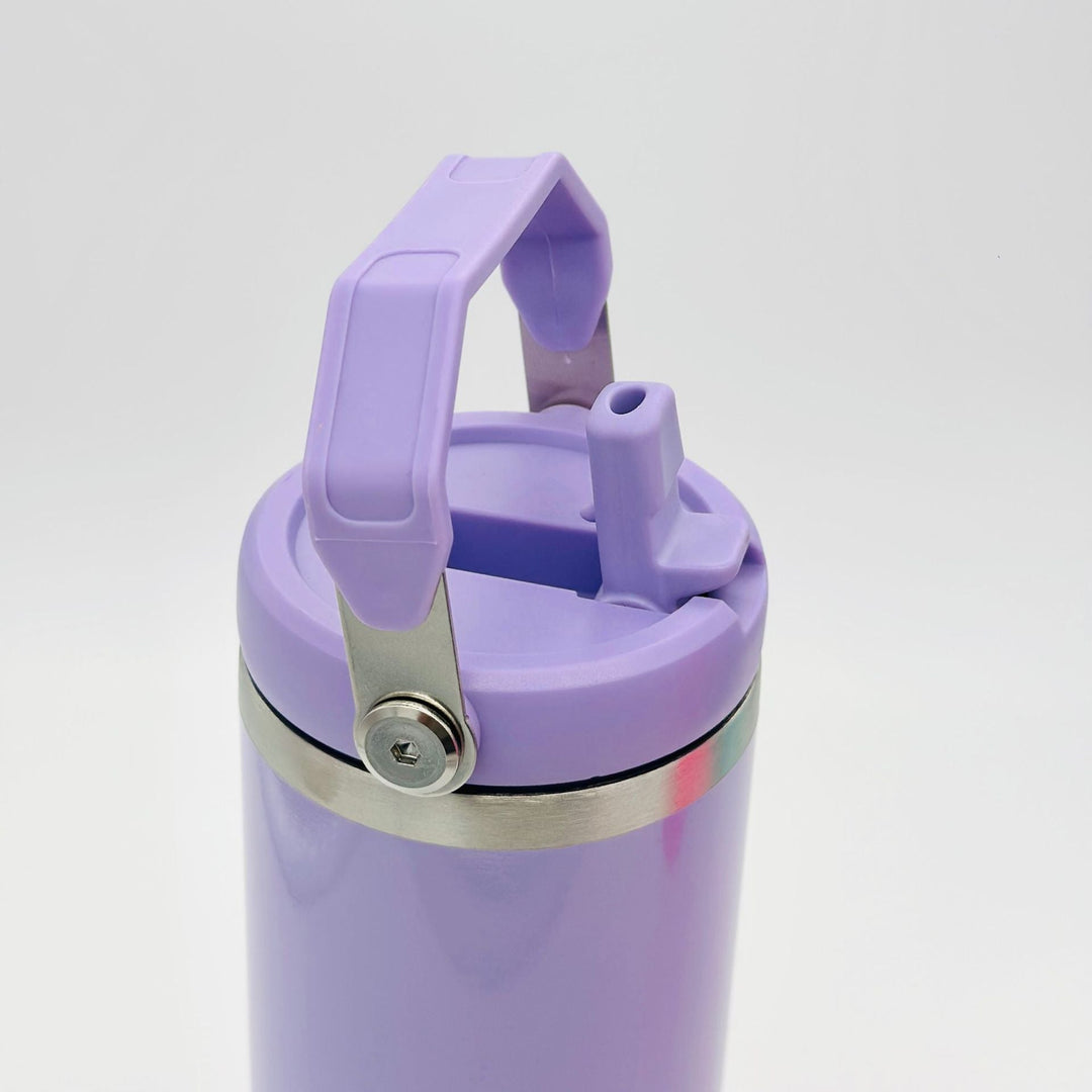 Women's insulating mug with practical folding handles Kalsten