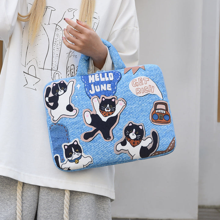 Stylish laptop cover with cute dog design Kalsten