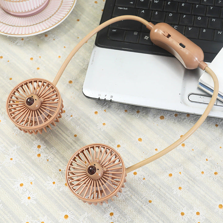 Portable Usb Neck Fan with Flexible Mount Kalsten