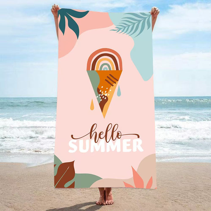 Women's beach towel with creative golf theme Kalsten