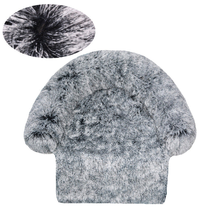 Fluffy Round  Sofa  Dog Bed