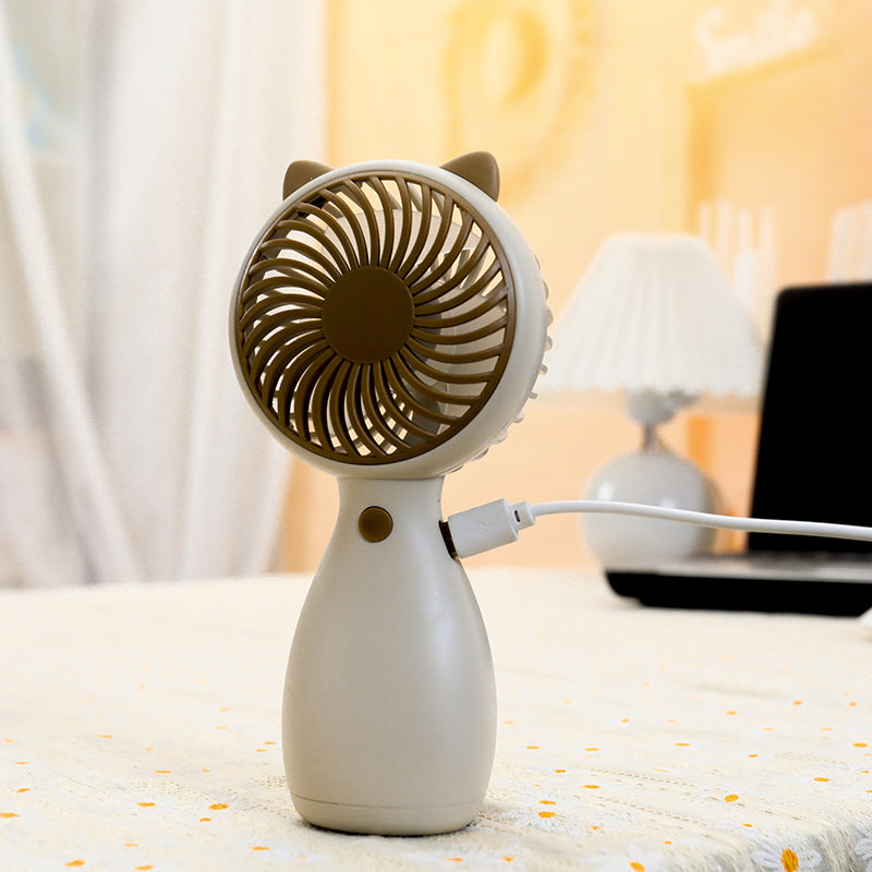 Ladies portable handheld fan with USB charging function Kalsten