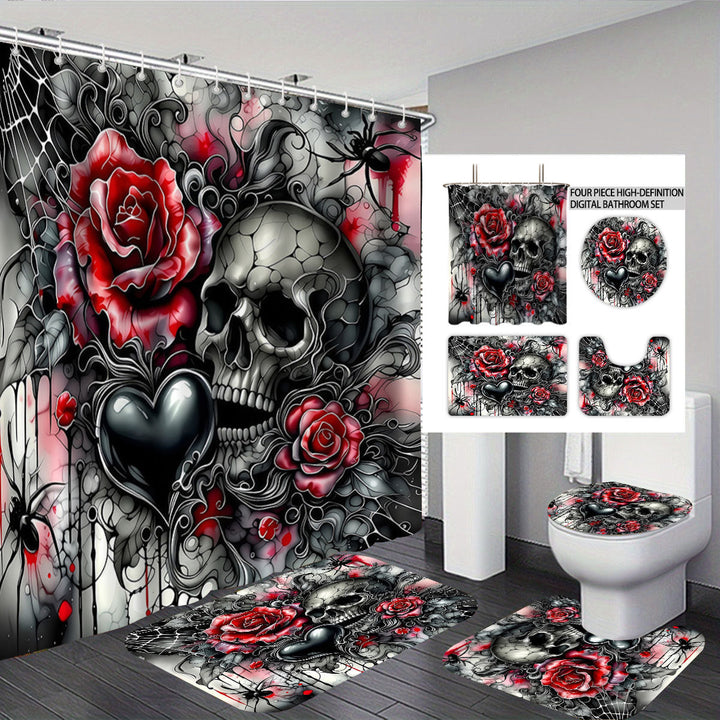Artistic Skull Bathroom Décor Set Kalsten