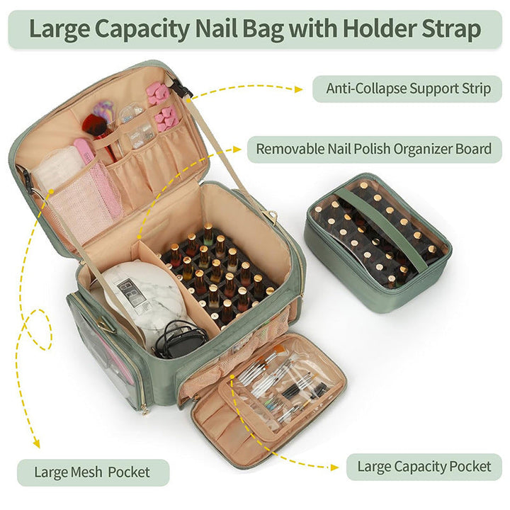 Cosmetic organizer with multifunctional compartments Kalsten