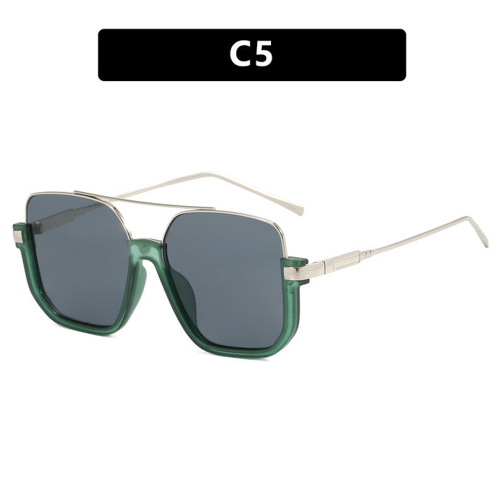 Women oversized sunglasses with trendy square frame and protective UV filter Kalsten
