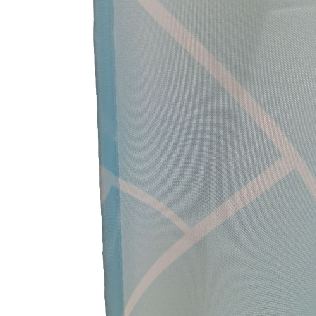 Geo-Patterned Shower Curtain Kalsten