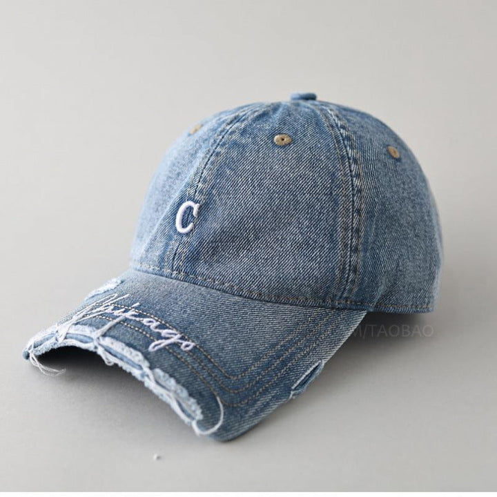 Women's Distressed Cotton Baseball Cap Kalsten 1784083462