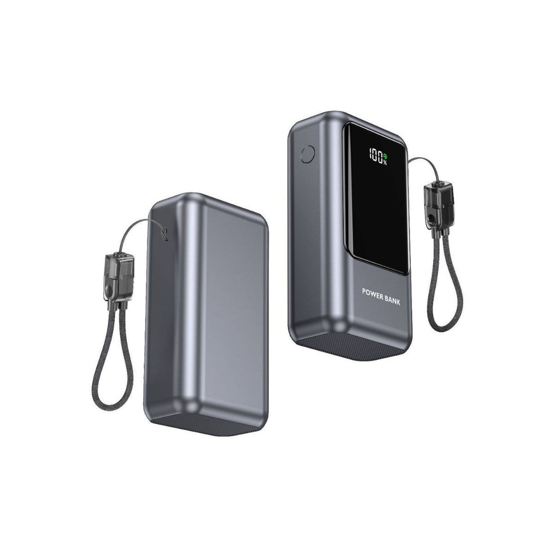 Portable power bank with digital charge indicator and compact design Kalsten