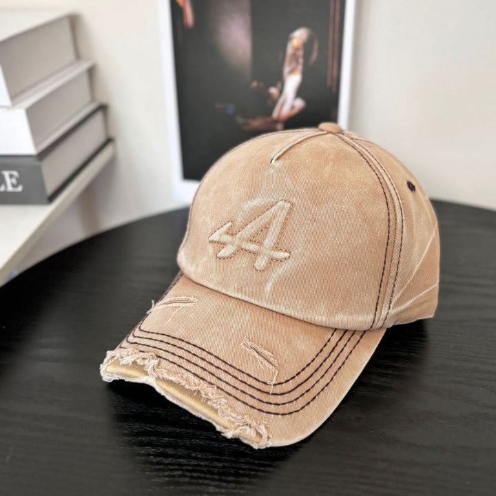 Women's Distressed Vintage Style Baseball Cap Kalsten
