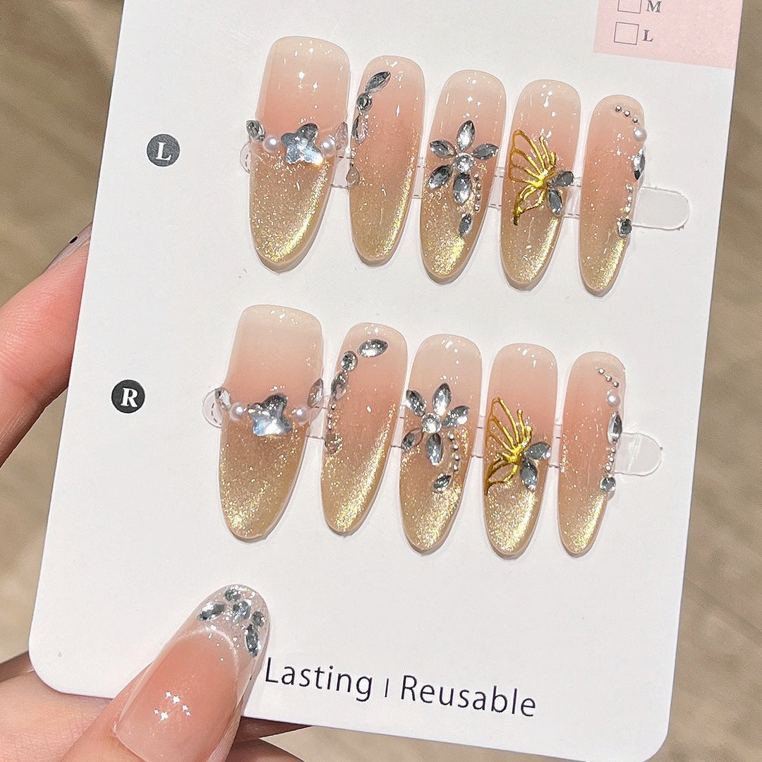 Decorative Animal Print Press-On Nail Set Kalsten