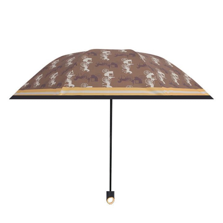 Women's Folding Umbrella with Unique Animal Design Kalsten