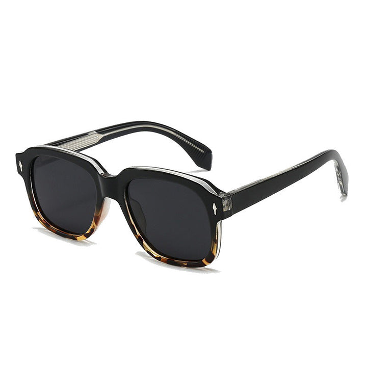 Women Fashionable Square Sunglasses with Transparent Frame and Sturdy Lenses Kalsten