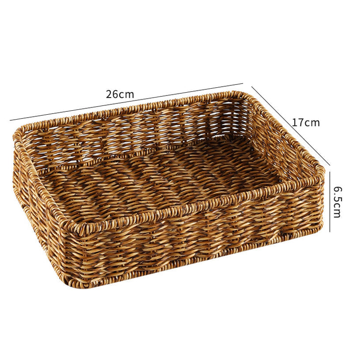 Unisex Rectangular Storage Basket made of hand-woven material Kalsten