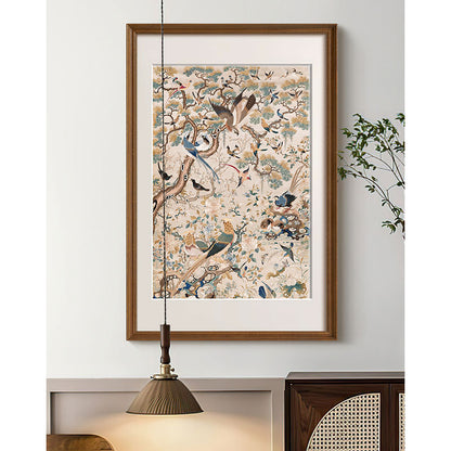 Framed nature-inspired artworks