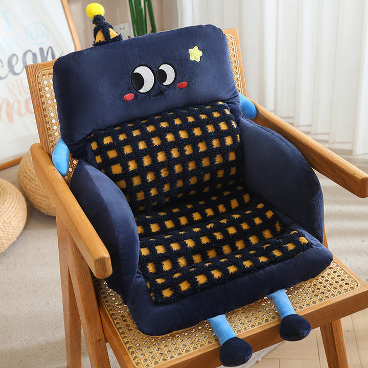 Cuddle pillow with playful face Kalsten