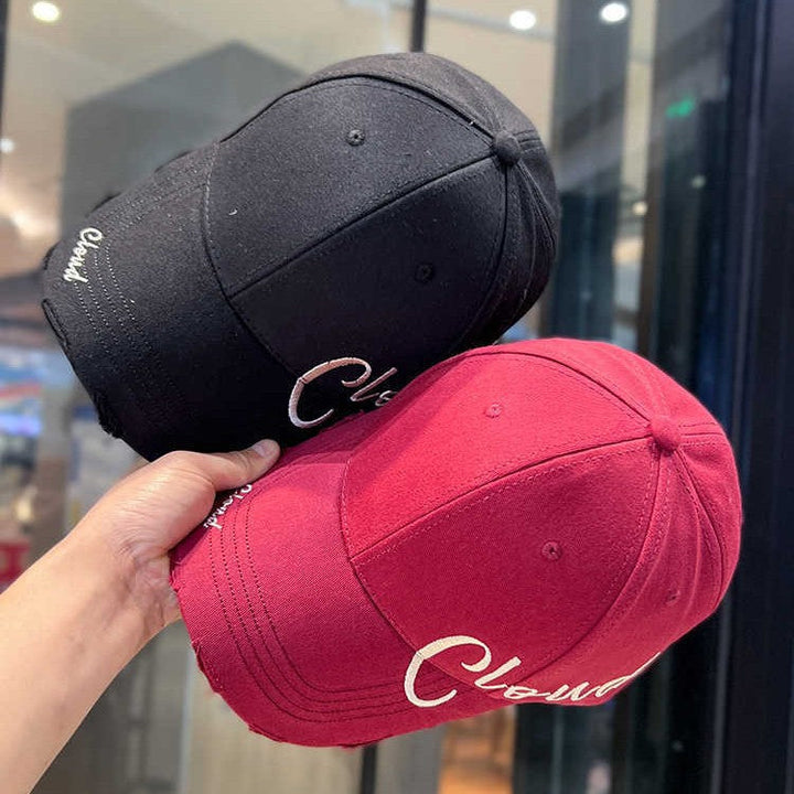 Women's Distressed Casual Cotton Baseball Cap Kalsten