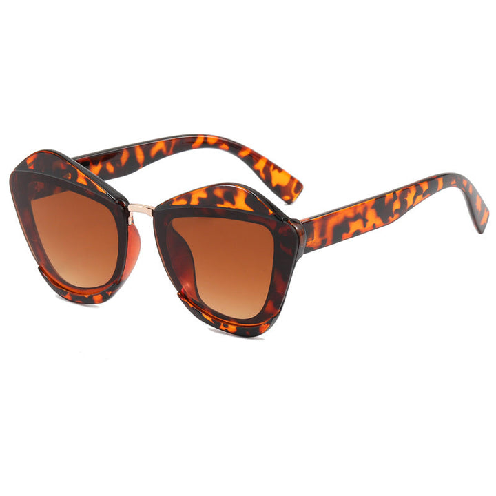 Women striking designer sunglasses with extravagant frame Kalsten