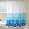 Geo-Patterned Shower Curtain Kalsten