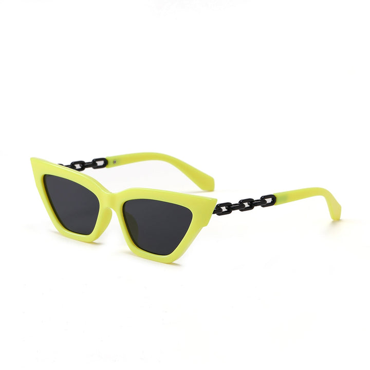 Women's Cat-Eye Sunglasses with Luxurious Chain Frame Kalsten