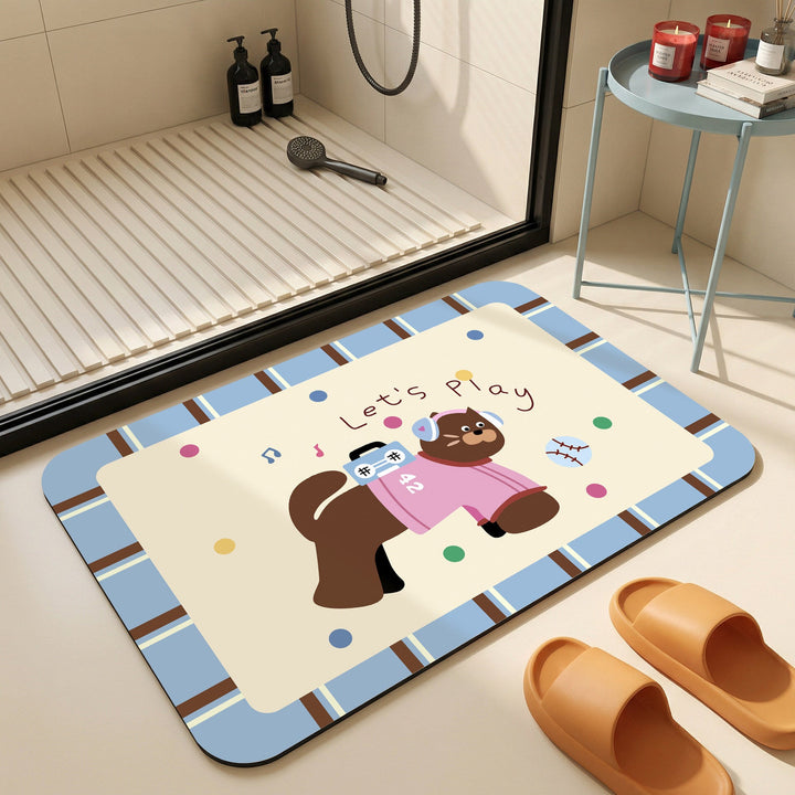 Cartoon-Themed Non-Slip Bath Mat Kalsten