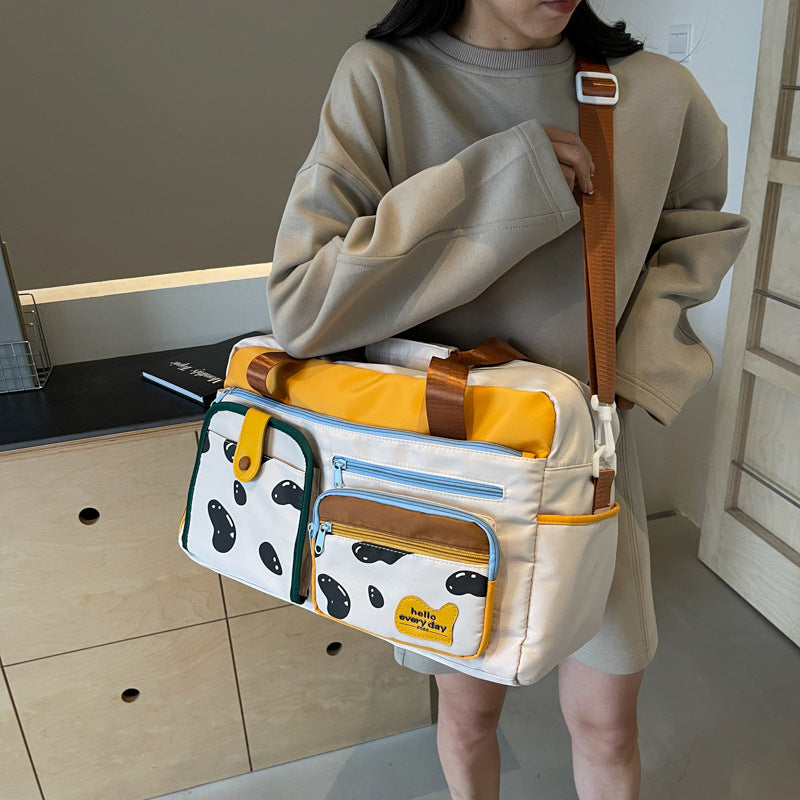 Playful Patterned Travel Duffle Bag Kalsten