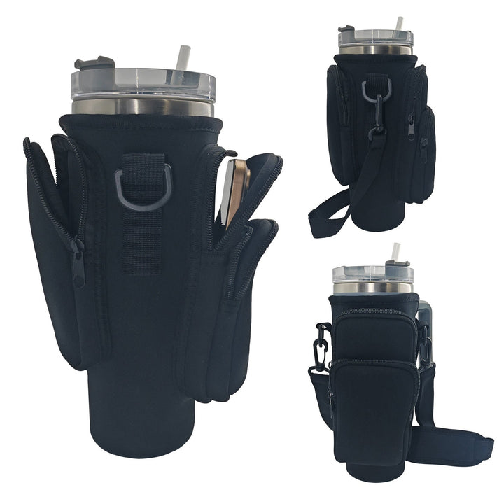 Unisex Portable Drink Container with Multifunctional Compartments Kalsten