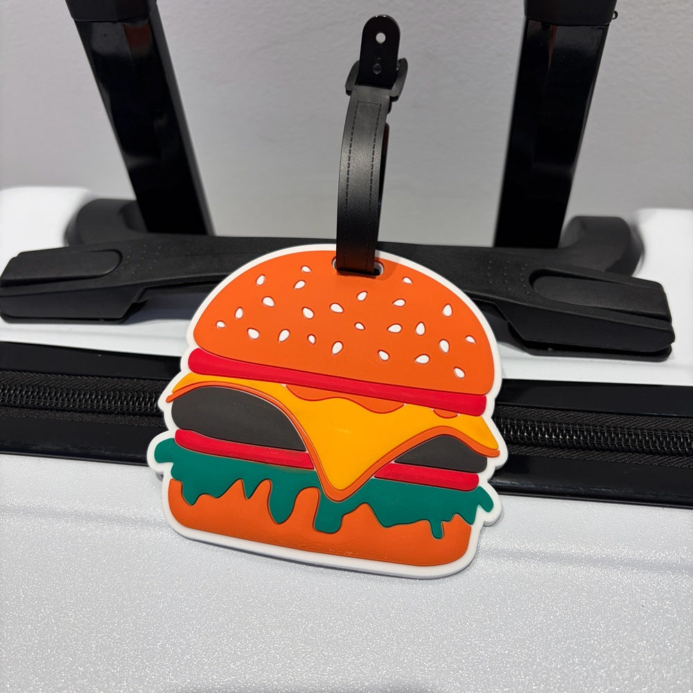 Playful Burger-Shaped Luggage Tag Kalsten