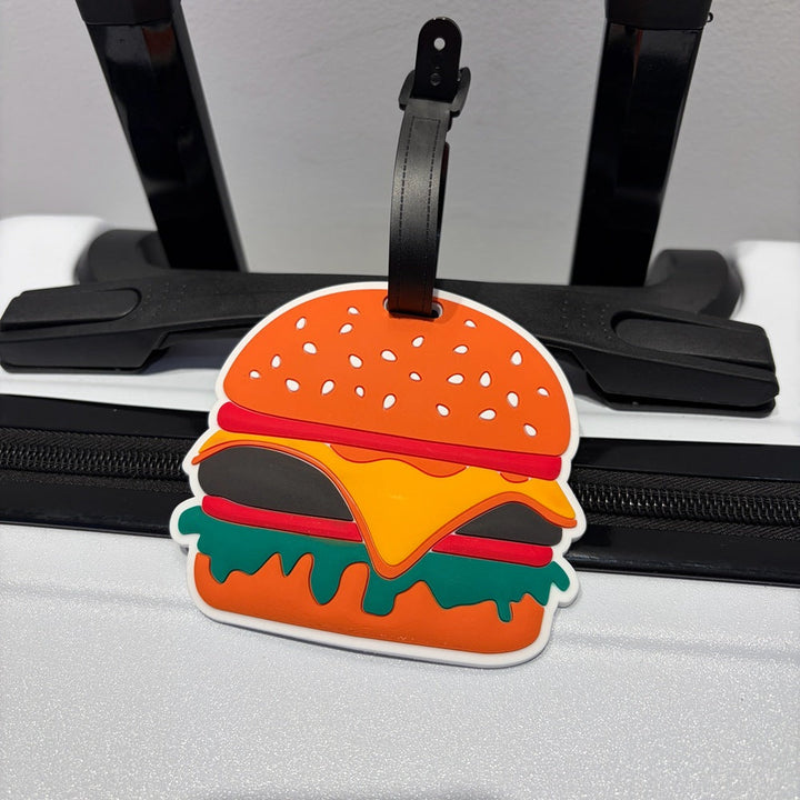 Playful Burger-Shaped Luggage Tag Kalsten