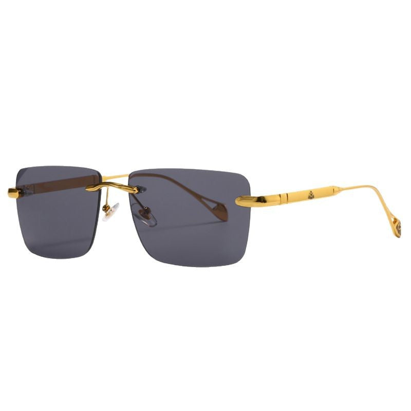 Women's fashionable square sunglasses with luxurious metal accents Kalsten