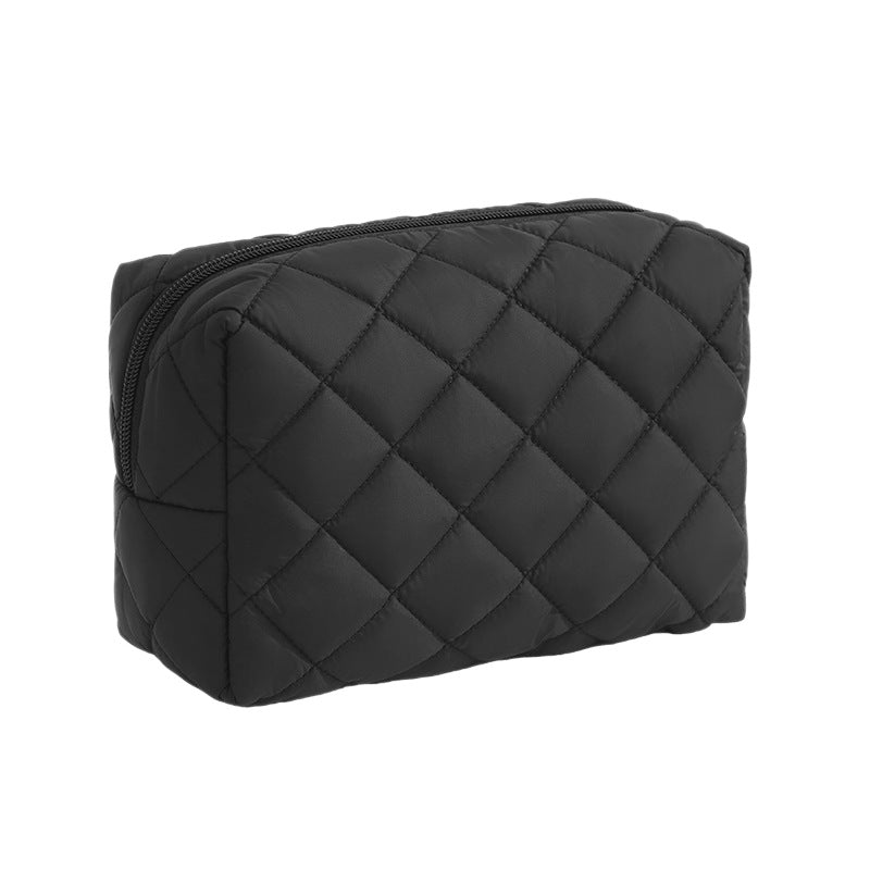 Quilted Leopard Print Makeup Case Kalsten