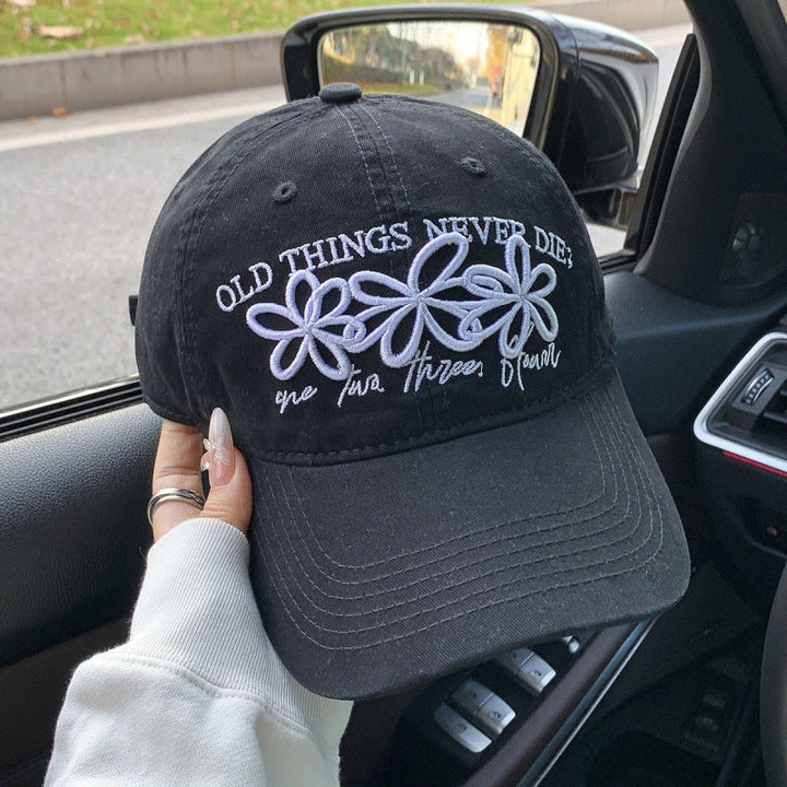 Women's Embroidered Denim Cap Kalsten