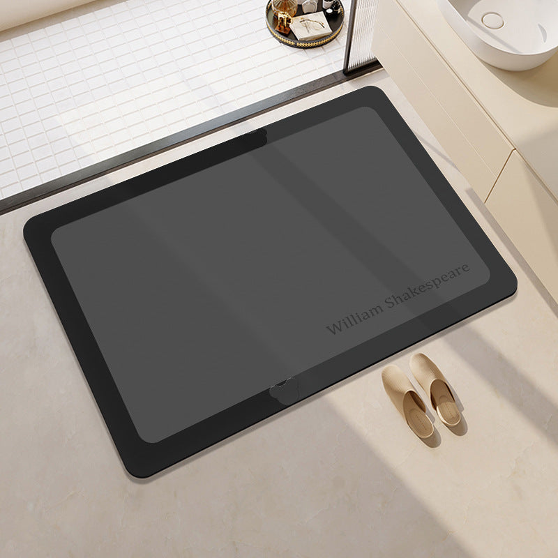 Abstract Geometric Pattern Bath Mat Acalora