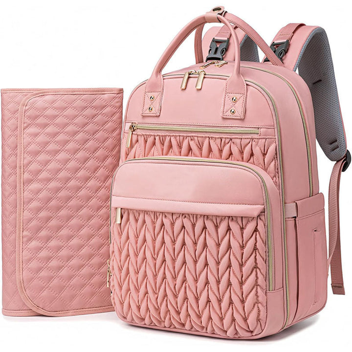 Elegant and Spacious Backpack with Textured Design Kalsten