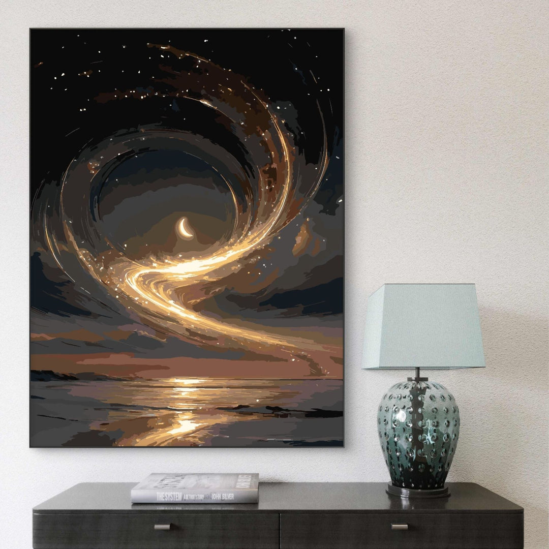 Dreamy Celestial Landscape Canvas Art Kalsten